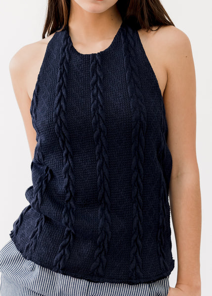 Cable Knit Halter – KATIE FARNAN