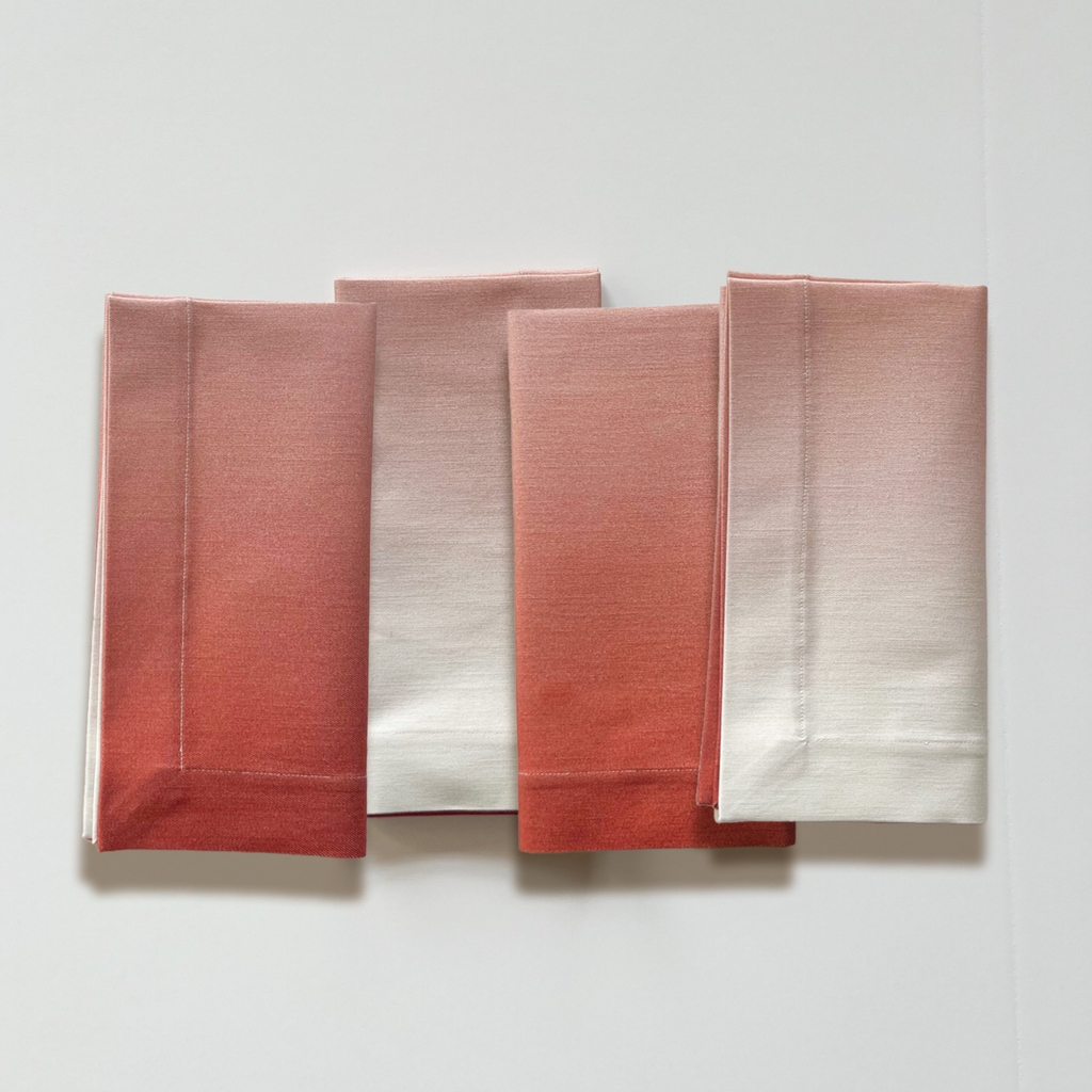 Red Ombre Napkin